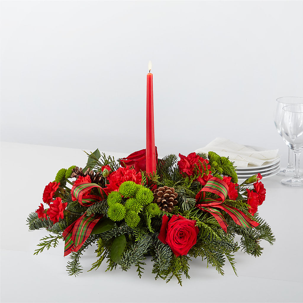 By the Candlelight Centerpiece – KILBY'S FLORIST, Kannapolis NC
