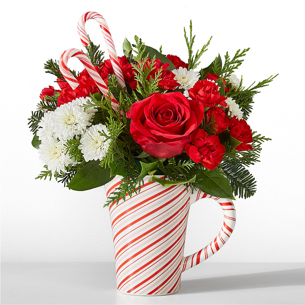 Peppermint Swirl Mug – KILBY'S FLORIST, Kannapolis NC