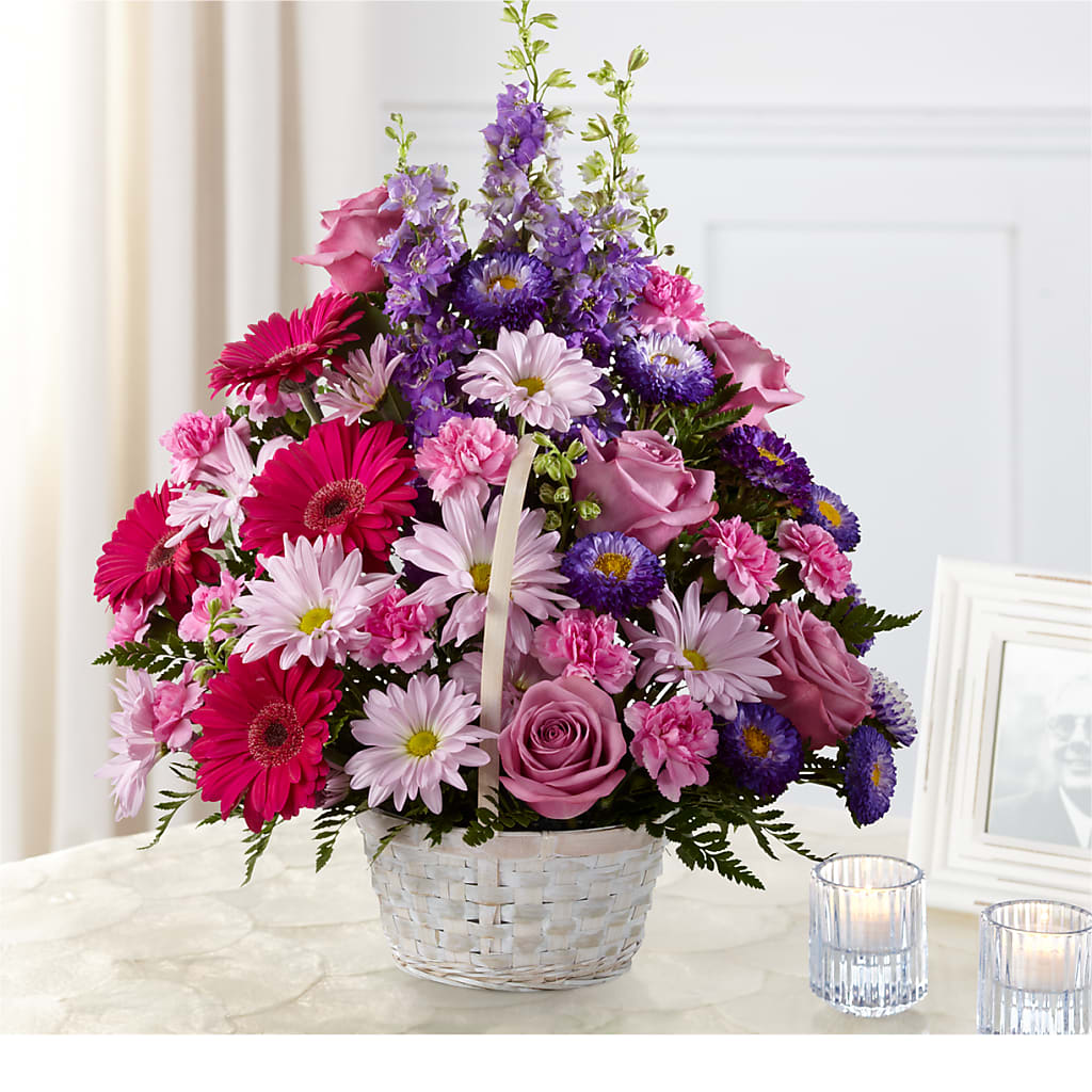 Pastel Peace Basket – KILBY'S FLORIST, Kannapolis NC
