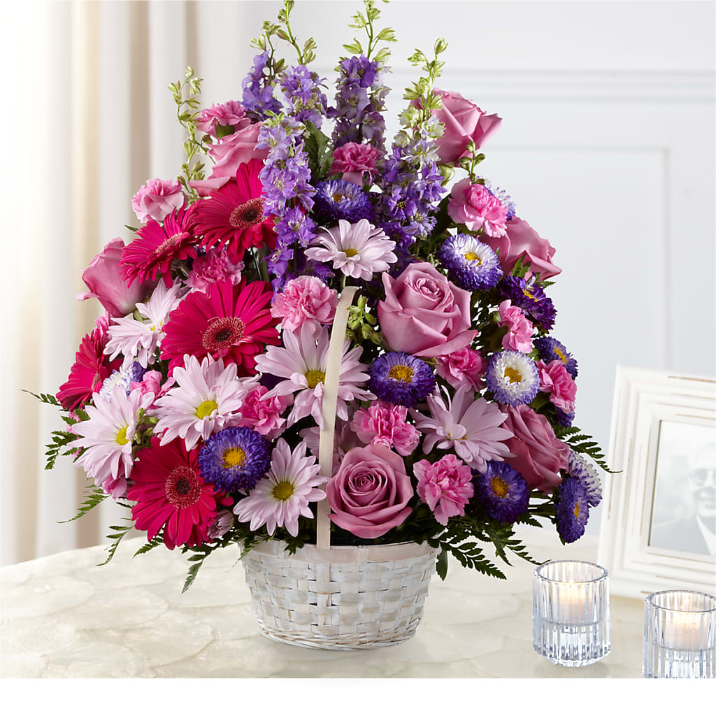 Pastel Peace Basket – KILBY'S FLORIST, Kannapolis NC