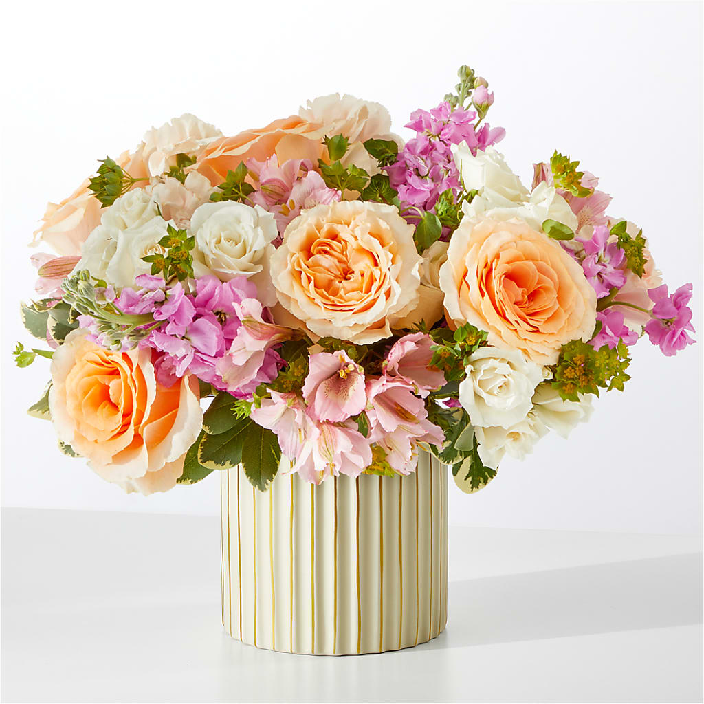 Paradise Bouquet with Ivory Vase – KILBY'S FLORIST, Kannapolis NC