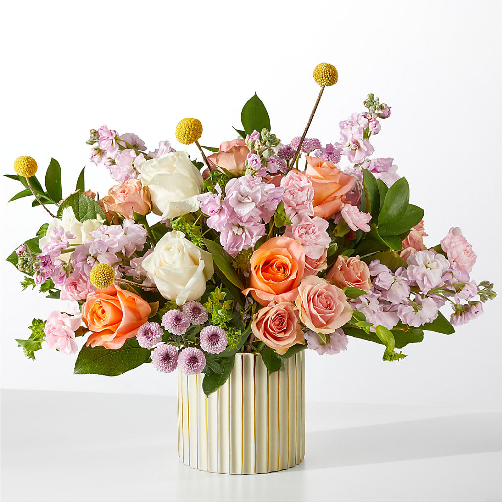 French Market Bouquet with Ivory Vase – KILBY'S FLORIST, Kannapolis NC