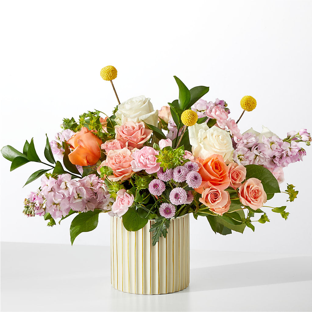 French Market Bouquet with Ivory Vase – KILBY'S FLORIST, Kannapolis NC