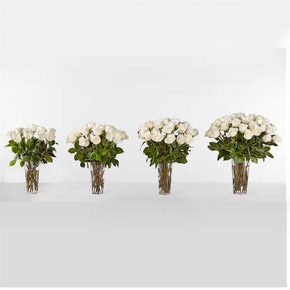 Long Stem White Rose Bouquet – KILBY'S FLORIST, Kannapolis NC