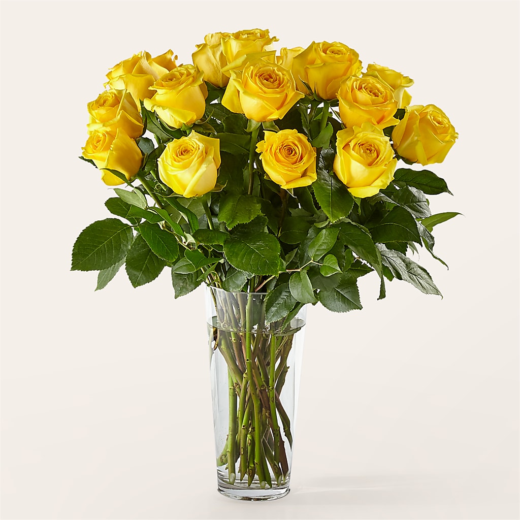 Long Stem Yellow Rose Bouquet – KILBY'S FLORIST, Kannapolis NC