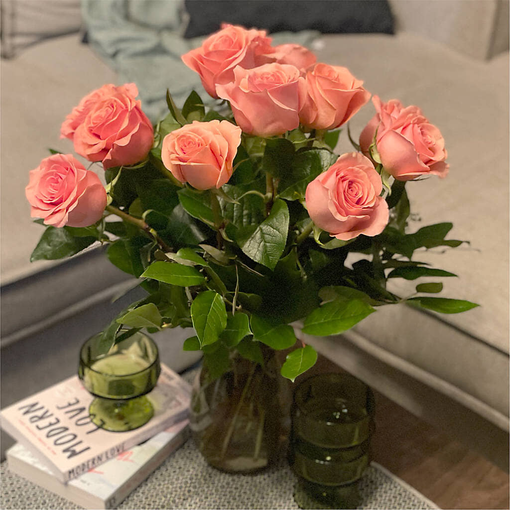 Long Stem Pink Rose Bouquet – KILBY'S FLORIST, Kannapolis NC