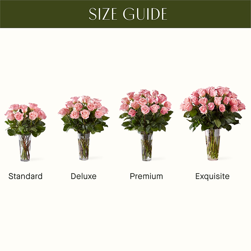 Long Stem Pink Rose Bouquet – KILBY'S FLORIST, Kannapolis NC