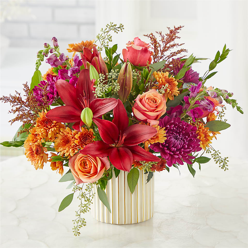 Burgundy Landscape Bouquet – KILBY'S FLORIST, Kannapolis NC