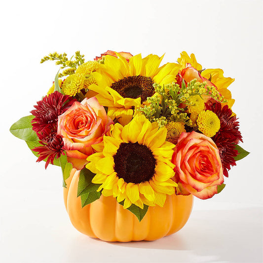 Golden Gourd Pumpkin Bouquet – KILBY'S FLORIST, Kannapolis NC