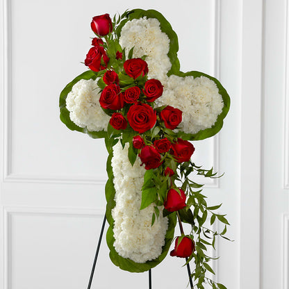 Floral Cross Easel – KILBY'S FLORIST, Kannapolis NC
