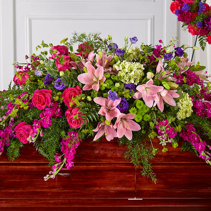 Radiant Tribute Casket Spray – KILBY'S FLORIST, Kannapolis NC