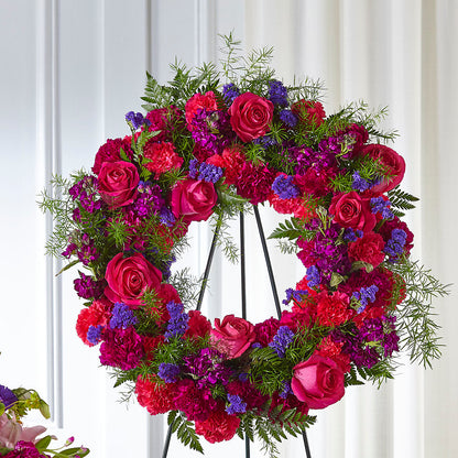Calming Colors Wreath – KILBY'S FLORIST, Kannapolis NC