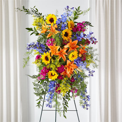 Sunlit Memories Standing Spray (Standard) – KILBY'S FLORIST, Kannapolis NC