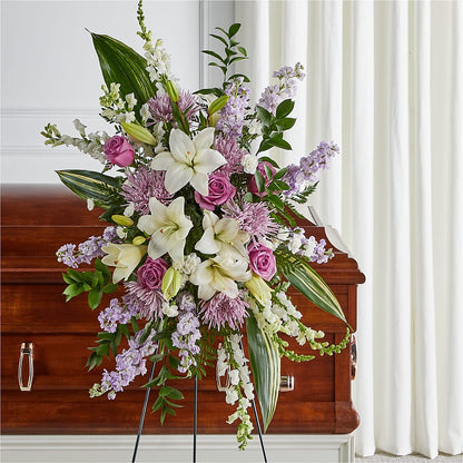 Grateful Hearts Standing Spray – KILBY'S FLORIST, Kannapolis NC