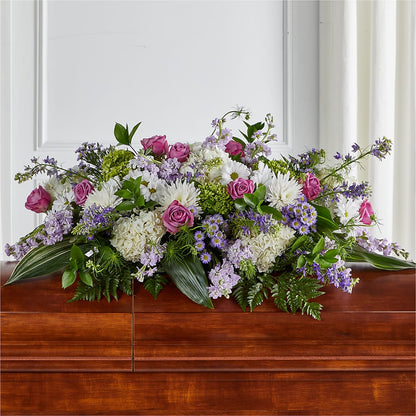 Meadows of Serenity Casket Spray – KILBY'S FLORIST, Kannapolis NC
