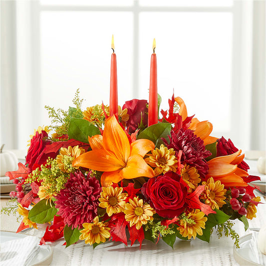 Autumn's Embrace Centerpiece – KILBY'S FLORIST, Kannapolis NC