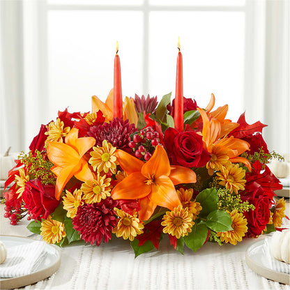 Autumn's Embrace Centerpiece – KILBY'S FLORIST, Kannapolis NC