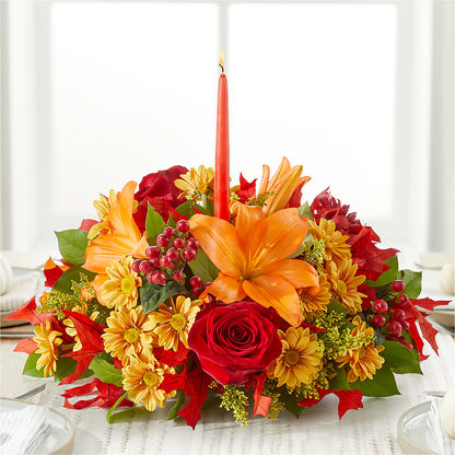 Autumn's Embrace Centerpiece – KILBY'S FLORIST, Kannapolis NC