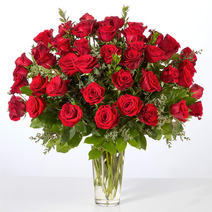 Forever Yours Fifty Stem Red Rose Bouquet – KILBY'S FLORIST, Kannapolis NC