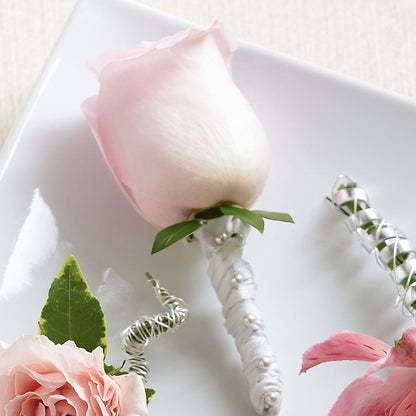 Pink Rose Boutonniere – KILBY'S FLORIST, Kannapolis NC