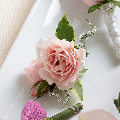 Pink Spray Rose Boutonniere – KILBY'S FLORIST, Kannapolis NC