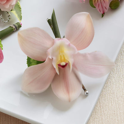 Pink Cymbidium Boutonniere – KILBY'S FLORIST, Kannapolis NC