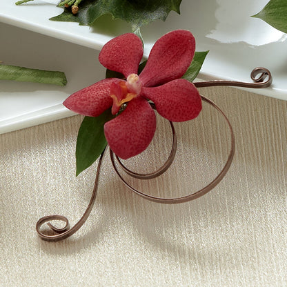 Red Mokara Boutonniere – KILBY'S FLORIST, Kannapolis NC